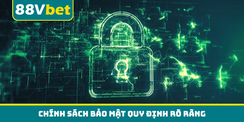 Chính sách bảo mật quy định rõ ràng