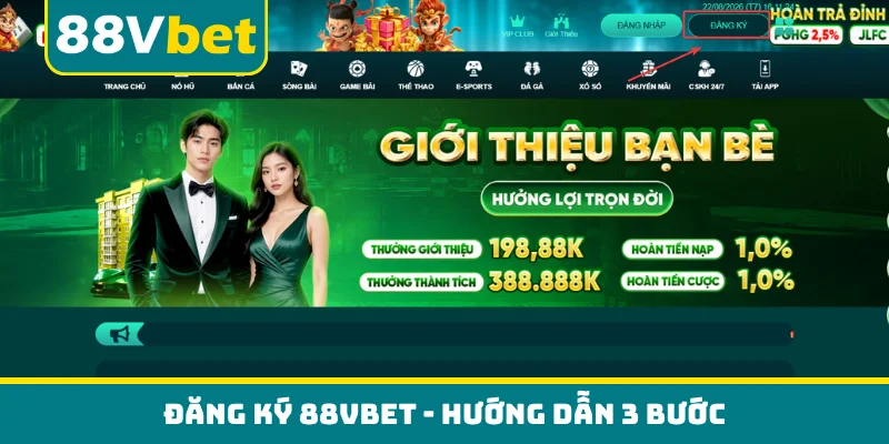 Đăng ký 88VBET