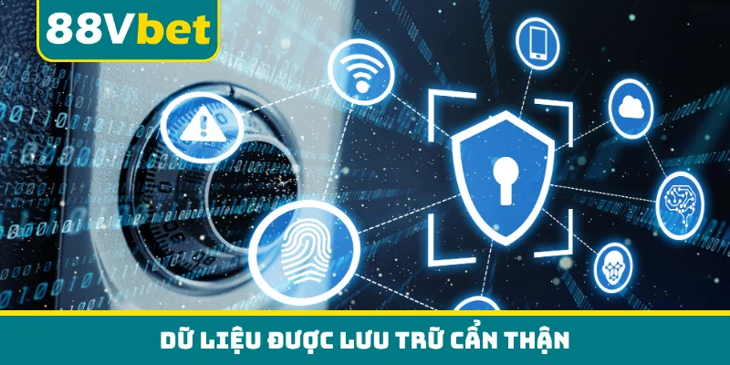 Dữ liệu được lưu trữ cẩn thận