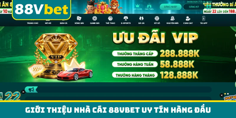 Giới thiệu nhà cái 88VBET uy tín hàng đầu