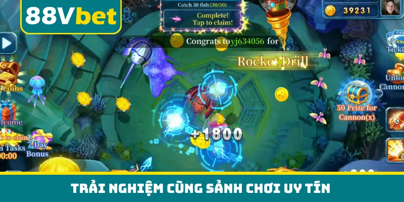 Trải nghiệm cùng sảnh chơi uy tín