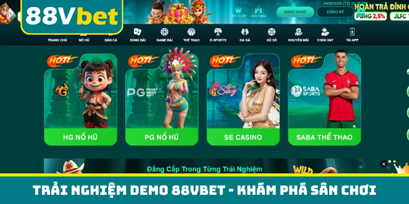 Trải nghiệm demo 88VBET